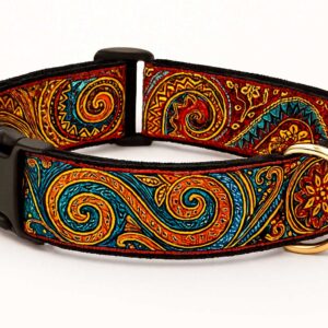 Collare in tessuto jacquard